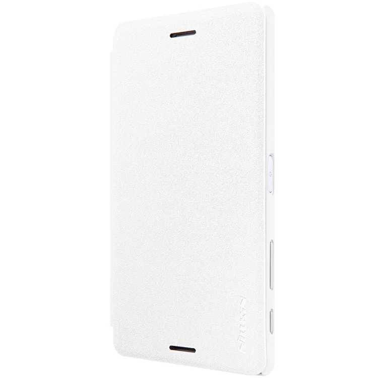 NILLKIN Sparkle Series Smart Leather Cover for Sony Xperia X Performance - White