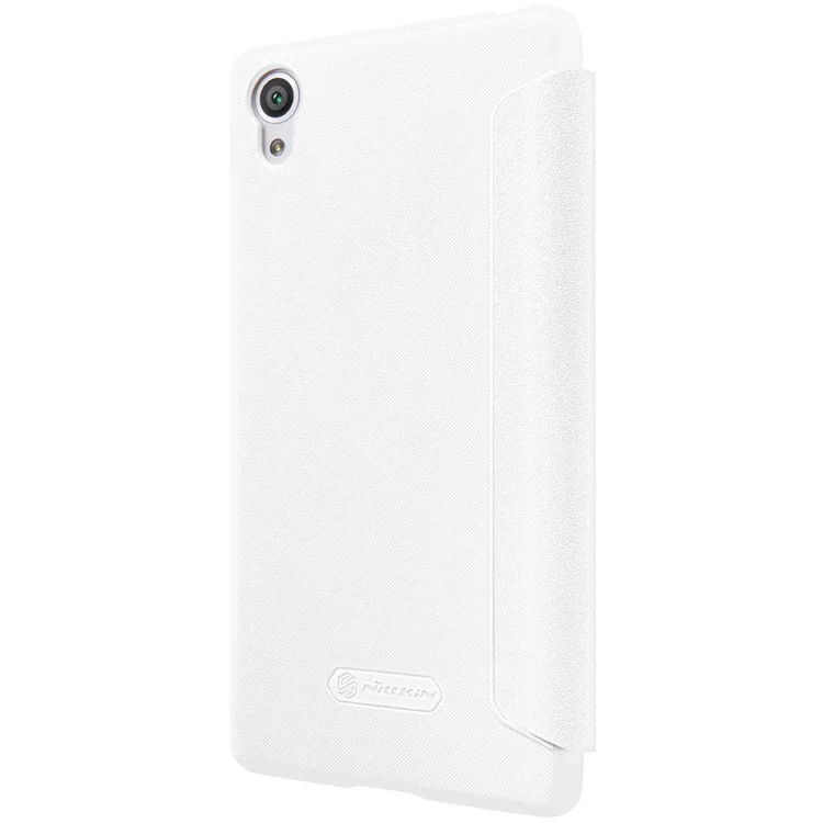 NILLKIN Sparkle Series Smart Leather Cover for Sony Xperia X Performance - White