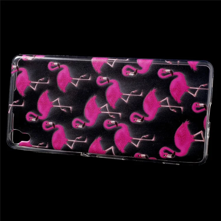 Patterned Flexible TPU Back Phone Cover for Sony Xperia XA / XA Dual - Birds