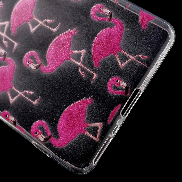 Patterned Flexible TPU Back Phone Cover for Sony Xperia XA / XA Dual - Birds