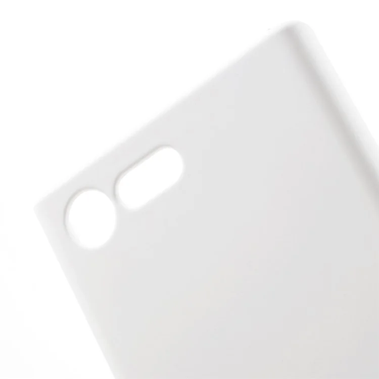 Rubberized Hard Plastic Cover for Sony Xperia X Compact - White