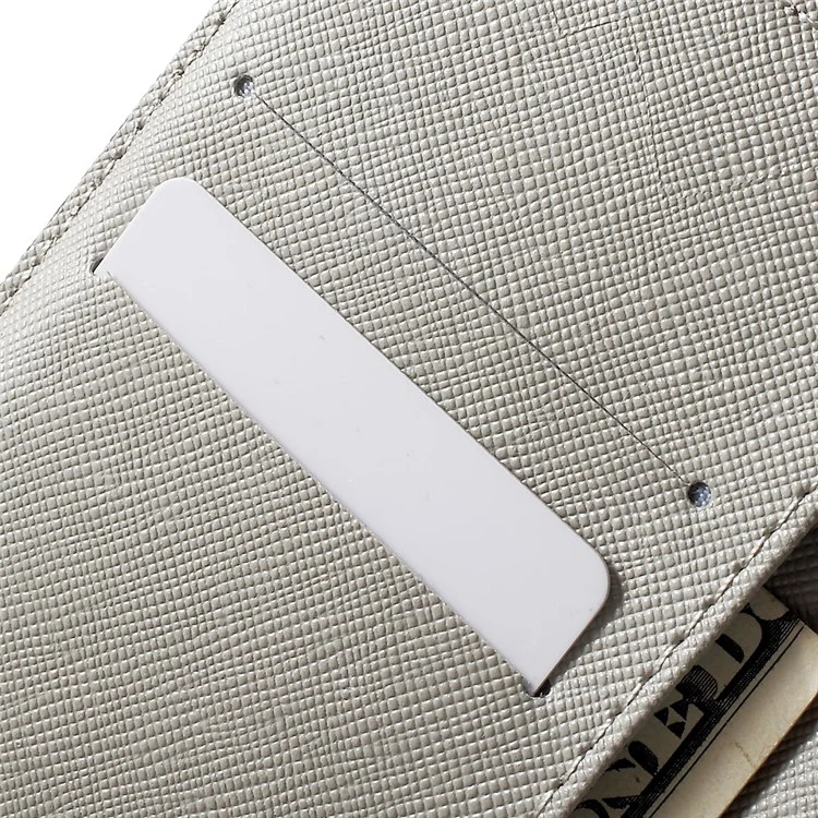 Patterned Leather Wallet Case for Sony Xperia XZs / XZ - Angry Face and Warning Words