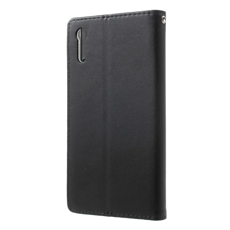 ROAR KOREA Only One Wallet Leather Flip Case for Sony Xperia XZs / XZ - Black