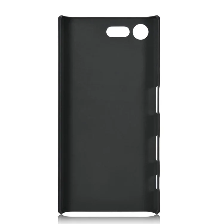 DG.MING 2 in 1 Wallet Split Leather + Movable PC Case for Sony Xperia X Compact - Black
