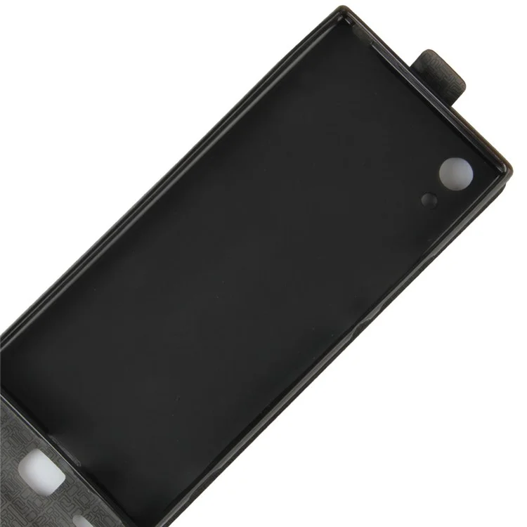 Crazy Horse Vertical Flip Leather Case with Photo Slot for Sony Xperia XA1 - Black
