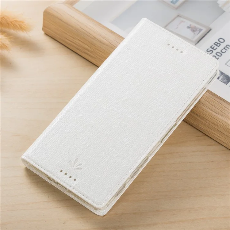 VILI DMX Style Leather Case with Stand Card Slot for Sony Xperia XZs / XZ - White