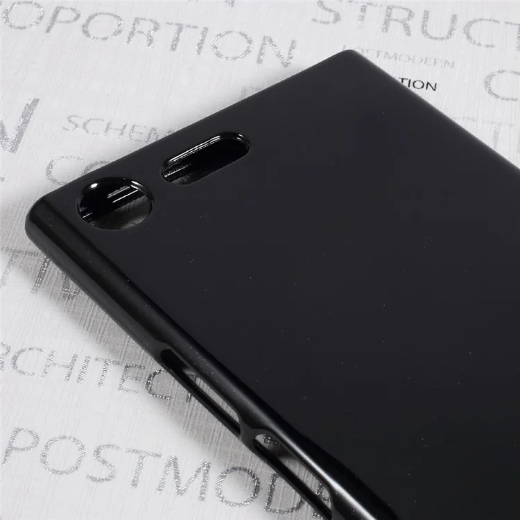 MERCURY GOOSPERY Jelly Glitter Powder Soft TPU Case for Sony Xperia XZ Premium - Black