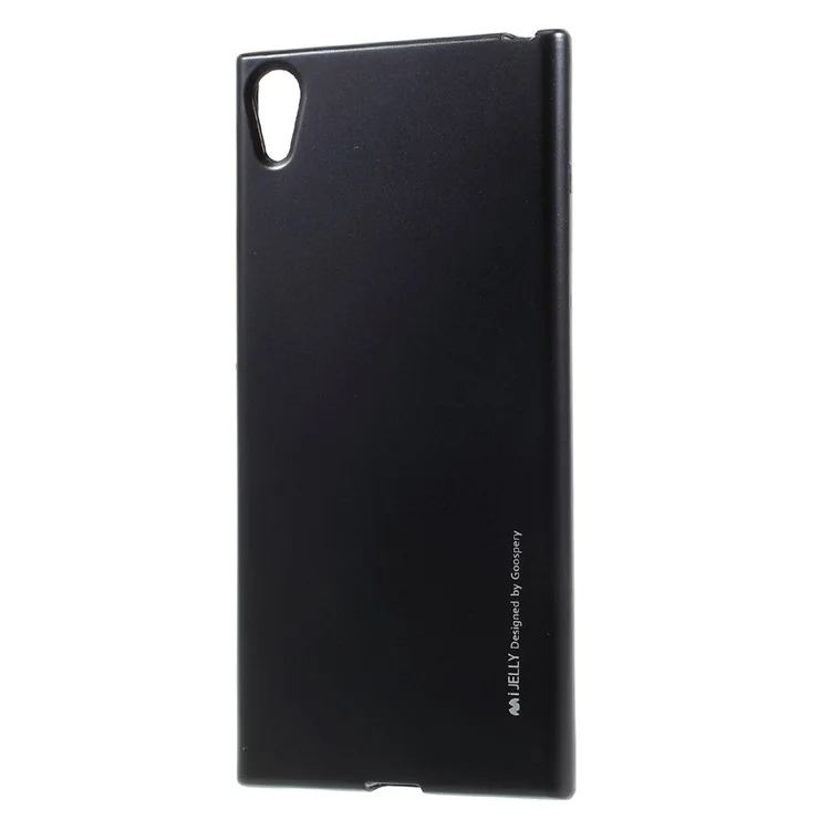 MERCURY GOOSPERY i JELLY Metallic TPU Mobile Phone Case for Sony Xperia XA1 Ultra - Black
