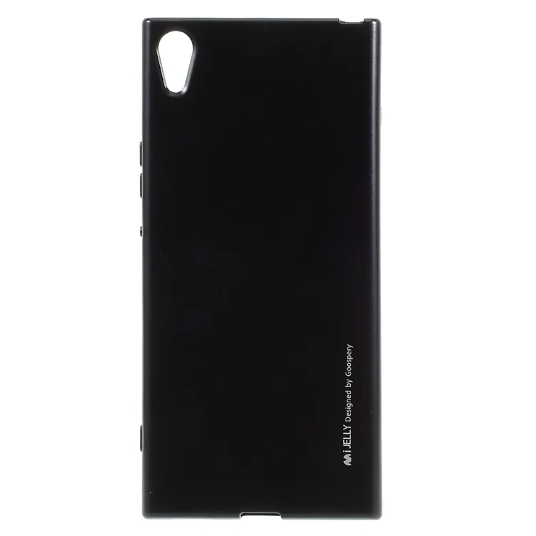 MERCURY GOOSPERY i JELLY Metallic TPU Mobile Phone Case for Sony Xperia XA1 Ultra - Black