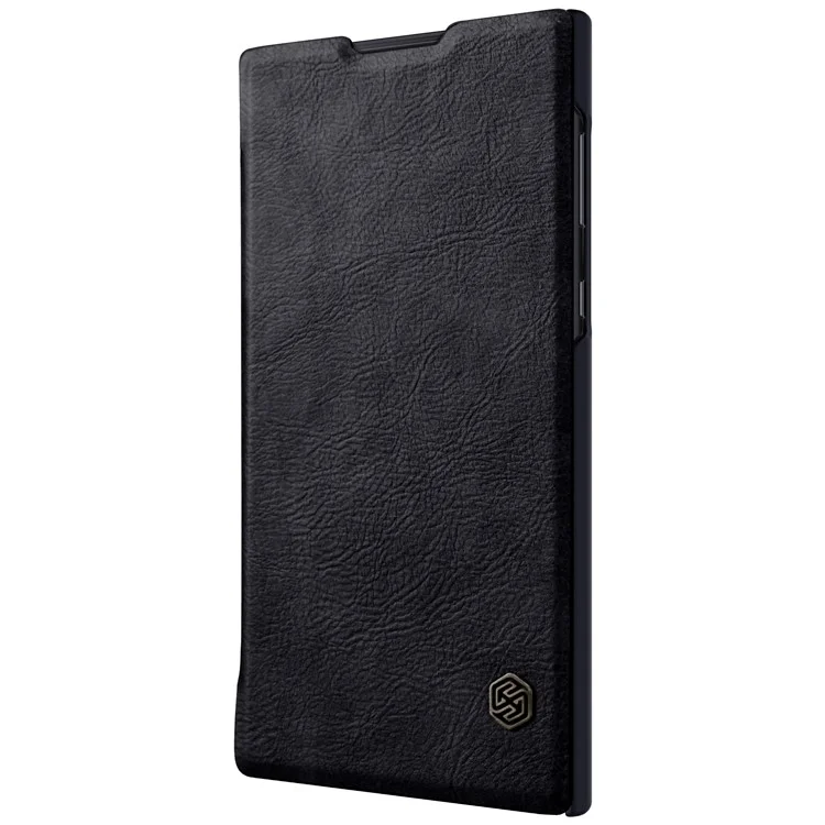 NILLKIN Qin Series for Sony Xperia L1 Leather Case Accessory with Card Holder - Black