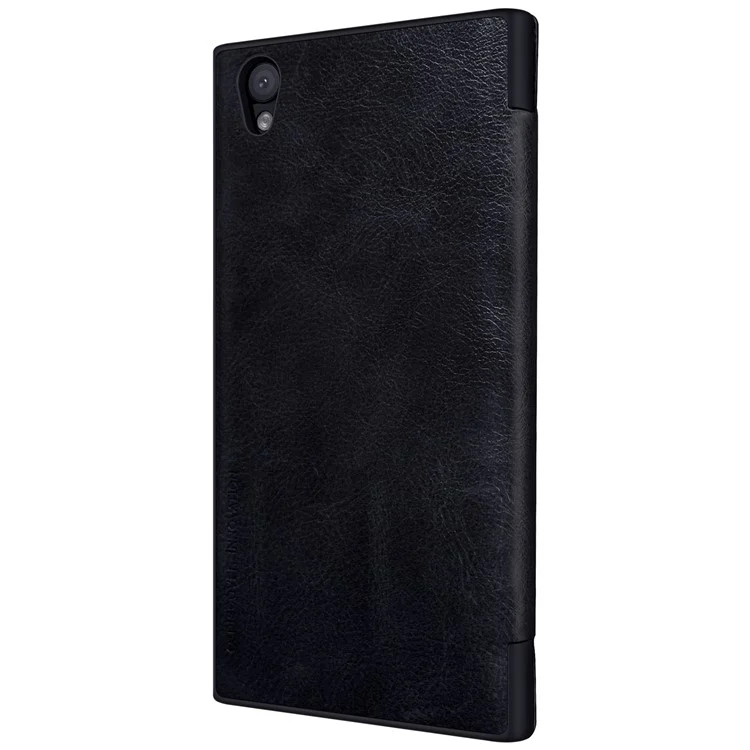 NILLKIN Qin Series for Sony Xperia L1 Leather Case Accessory with Card Holder - Black