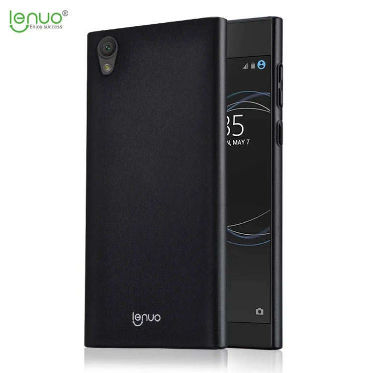 LENUO Leshield Series Silky Touch Hard PC Mobile Casing for Sony Xperia L1 - Black