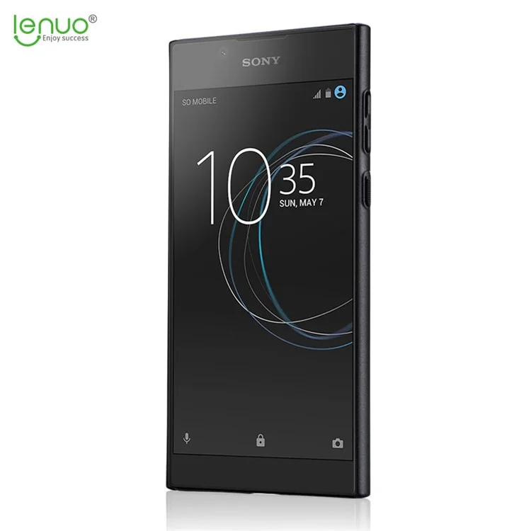 LENUO Leshield Series Silky Touch Hard PC Mobile Casing for Sony Xperia L1 - Black
