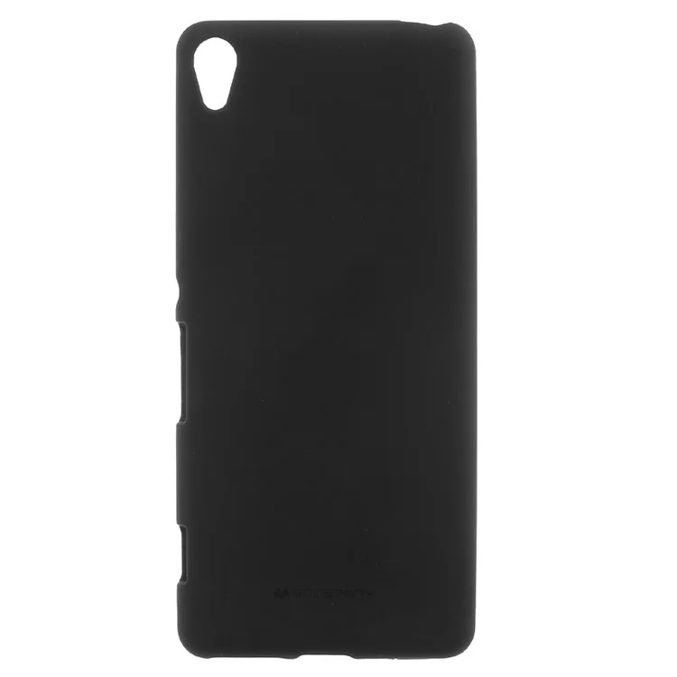 MERCURY GOOSPERY Matte Anti-fingerprint TPU Phone Case for Sony Xperia XA / XA dual - Black