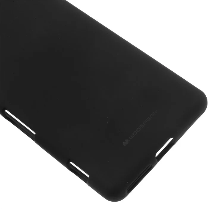 MERCURY GOOSPERY Matte Anti-fingerprint TPU Phone Case for Sony Xperia XA / XA dual - Black