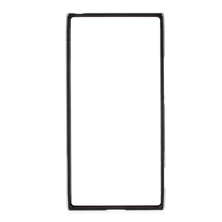 Screw Lock Plated Aluminium Alloy Metal Bumper Case for Sony Xperia XA1 Ultra - Black