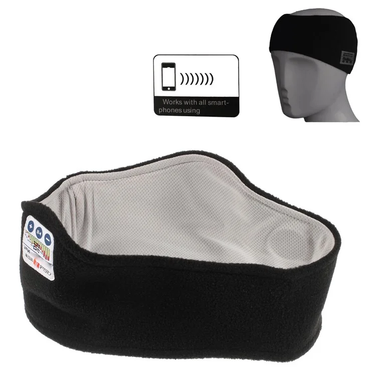 Soft Cloth Sport Headband Bluetooth Headphone w/ Mic