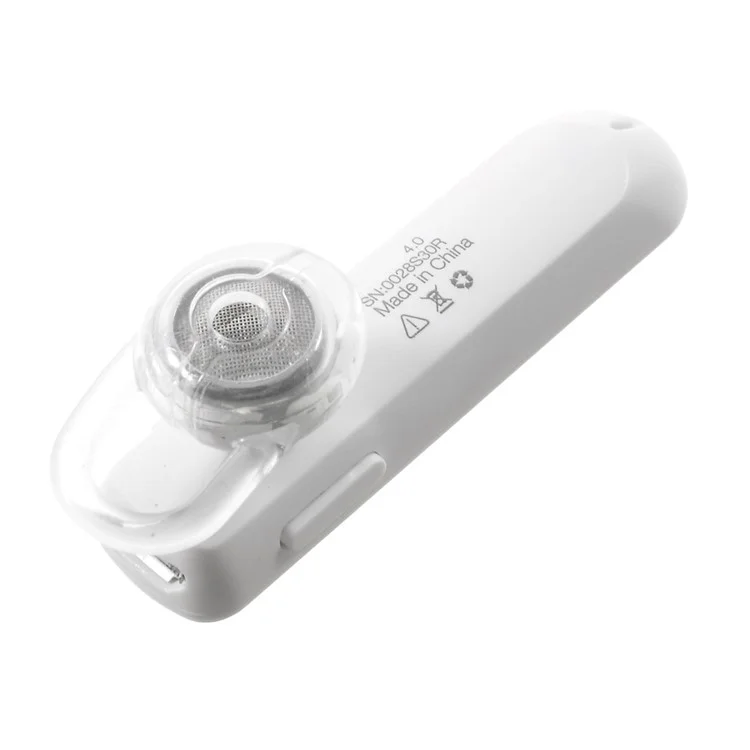 N7800 Voice Command Bluetooth 4.0 In-ear Headphone - White