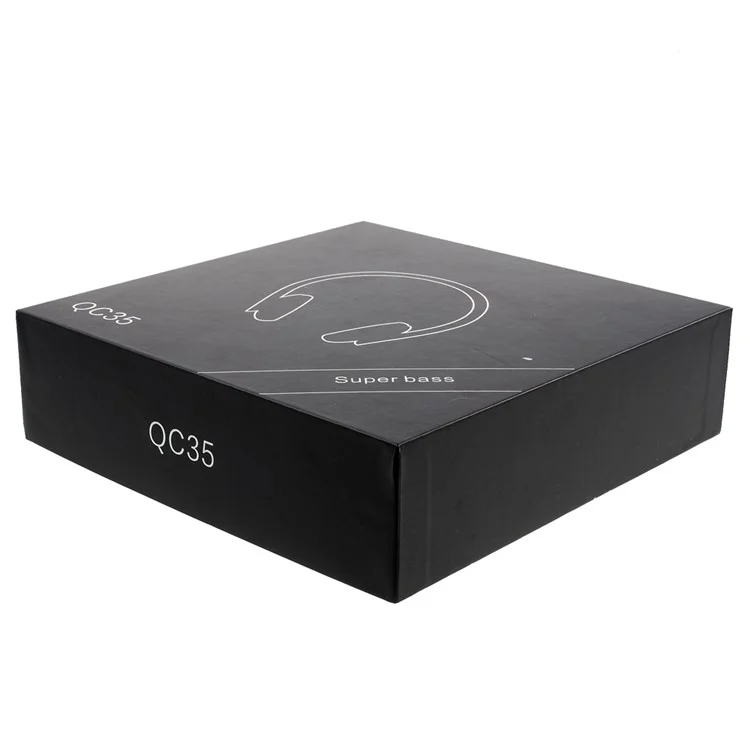 QC35 Wireless Bluetooth 4.1 Stereo On-Ear Earphone with Mic - Black