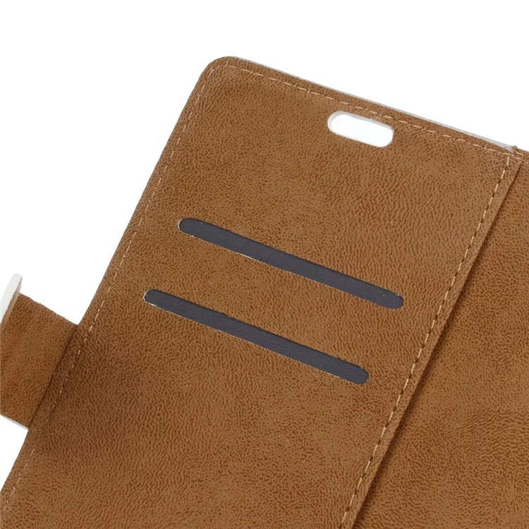 For LG Q6 M700N (EU Version) / Q6 Plus Pattern Printing Wallet Leather Stand Flip Case - Maple and Eiffel Tower