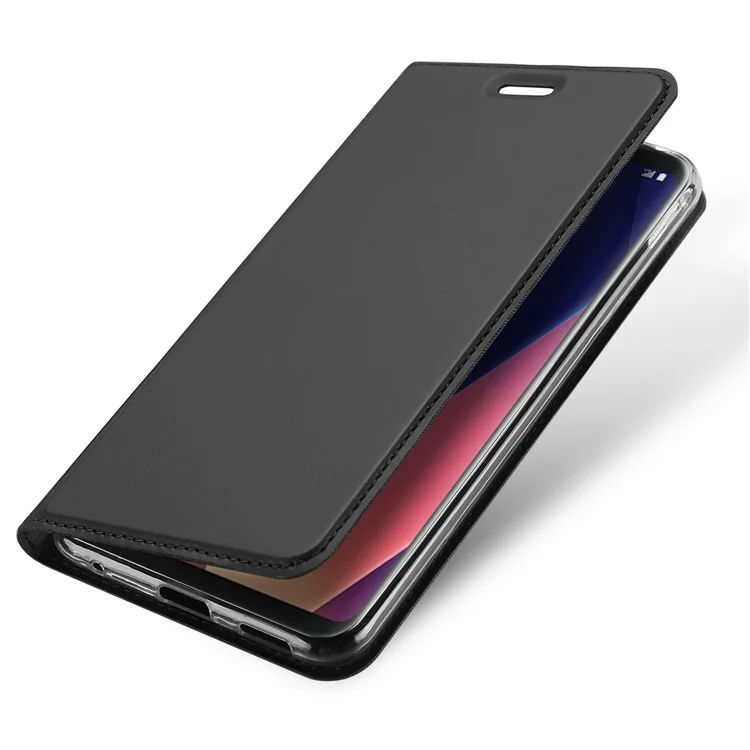 DUX DUCIS Skin Pro Series Card Slot Stand Leather Case for LG V30 - Grey