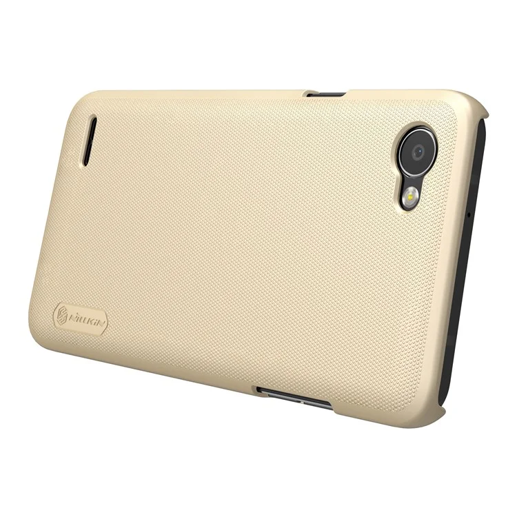 NILLKIN Super Frosted Shield PC Hard Phone Shell for LG Q6 Plus/Q6 M700N (EU Version) - Gold