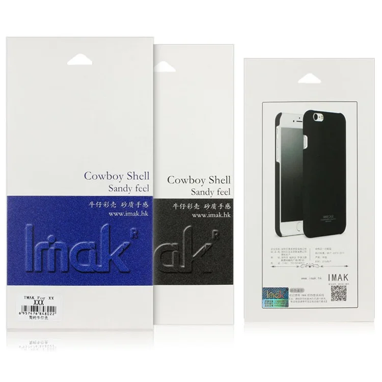 IMAK Finger Ring Holder Matte PC Case + Screen Protector for LG V30 - Black