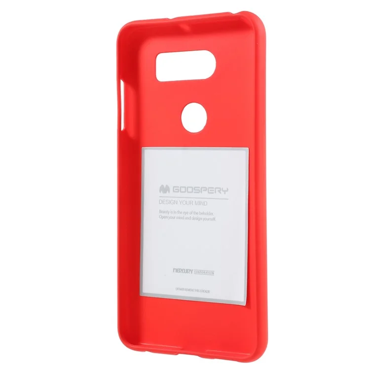 MERCURY GOOSPERY Matte Surface TPU Back Case for LG V30 - Red