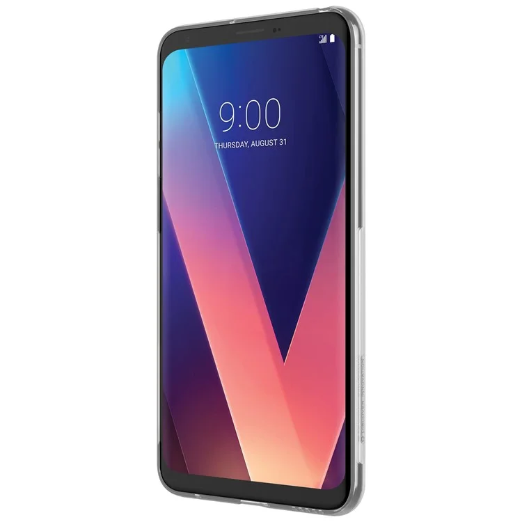 NILLKIN Nature 0.6mm Soft TPU Mobile Phone Case for LG V30 - White