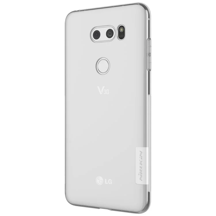 NILLKIN Nature 0.6mm Soft TPU Mobile Phone Case for LG V30 - White