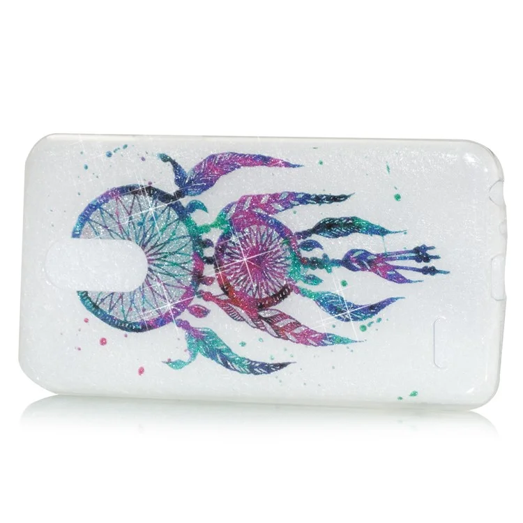 IMD Glitter Powder TPU Phone Case for LG Stylus 3 LS777 / Stylo 3 - Dream Catcher