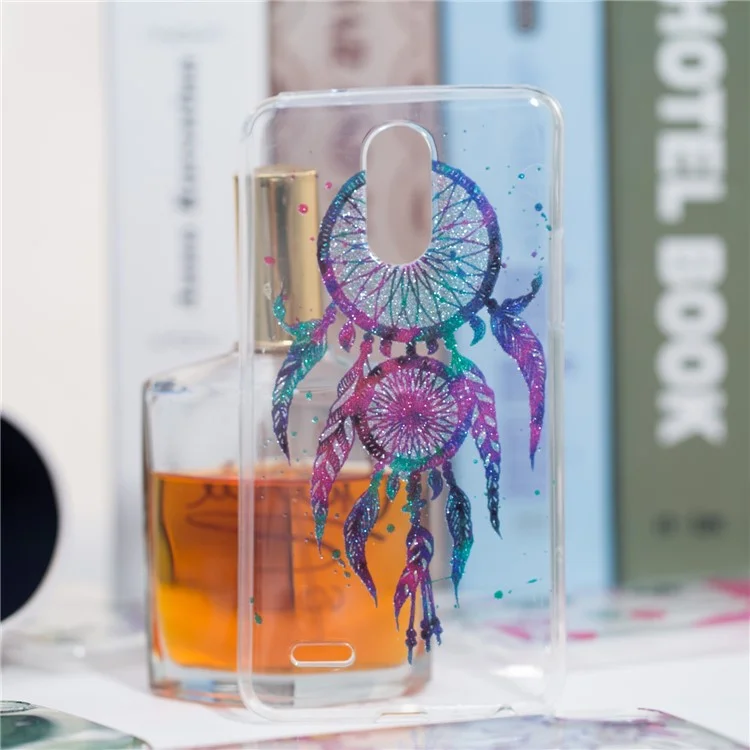 IMD Glitter Powder TPU Phone Case for LG Stylus 3 LS777 / Stylo 3 - Dream Catcher