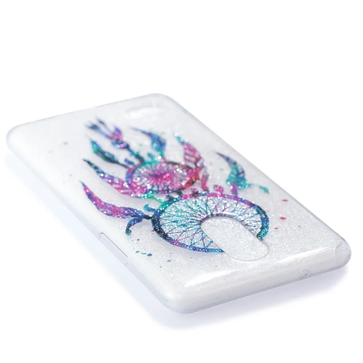 IMD Glitter Powder TPU Phone Case for LG Stylus 3 LS777 / Stylo 3 - Dream Catcher