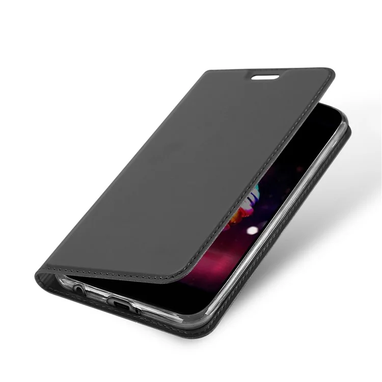DUX DUCIS Skin Pro Series Leather Stand Case for LG K10 (2018) - Black