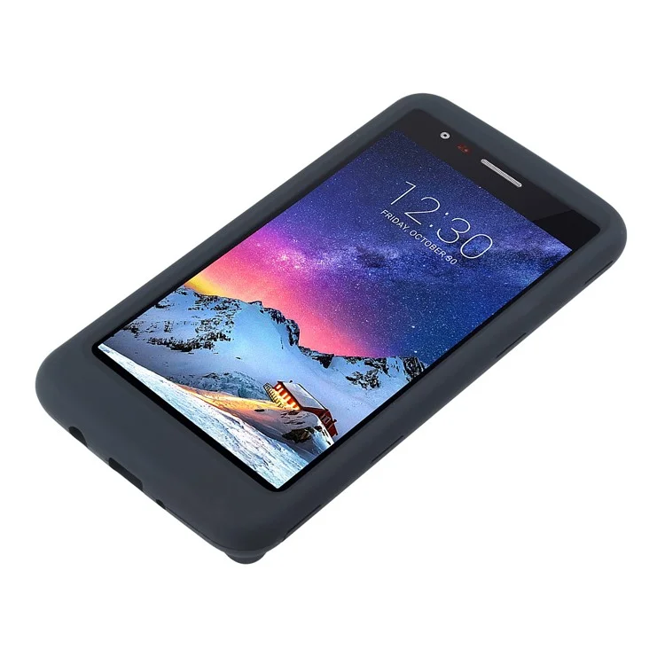 Detachable Shockproof PC + TPU Hybrid Case for LG K8 (2017) US Version - Black