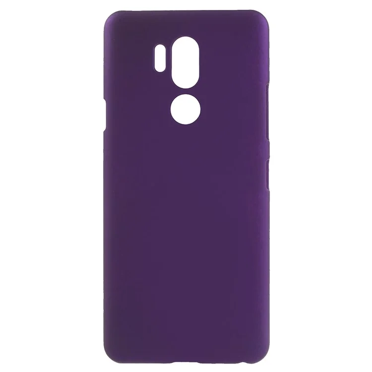 Glossy Hard Plastic Phone Protection Case for LG G7 ThinQ - Purple