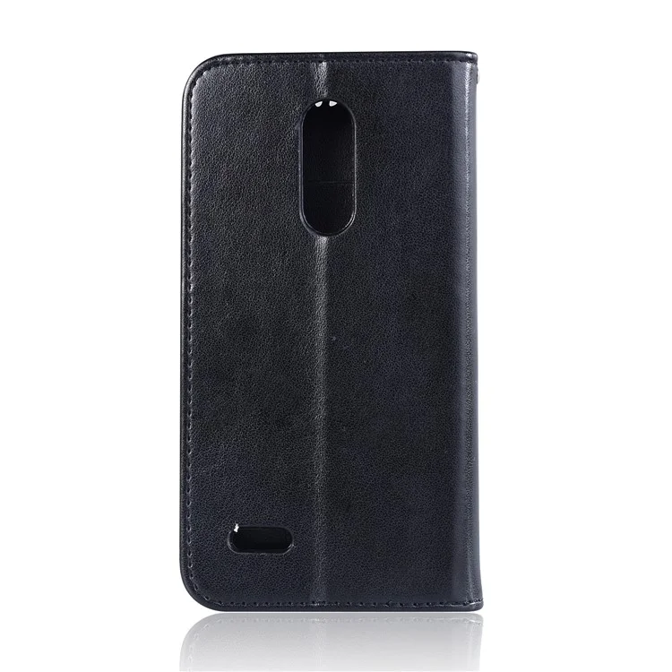 Imprint Owl Dream Catcher Wallet Stand Leather Case for LG K10 (2018) - Black