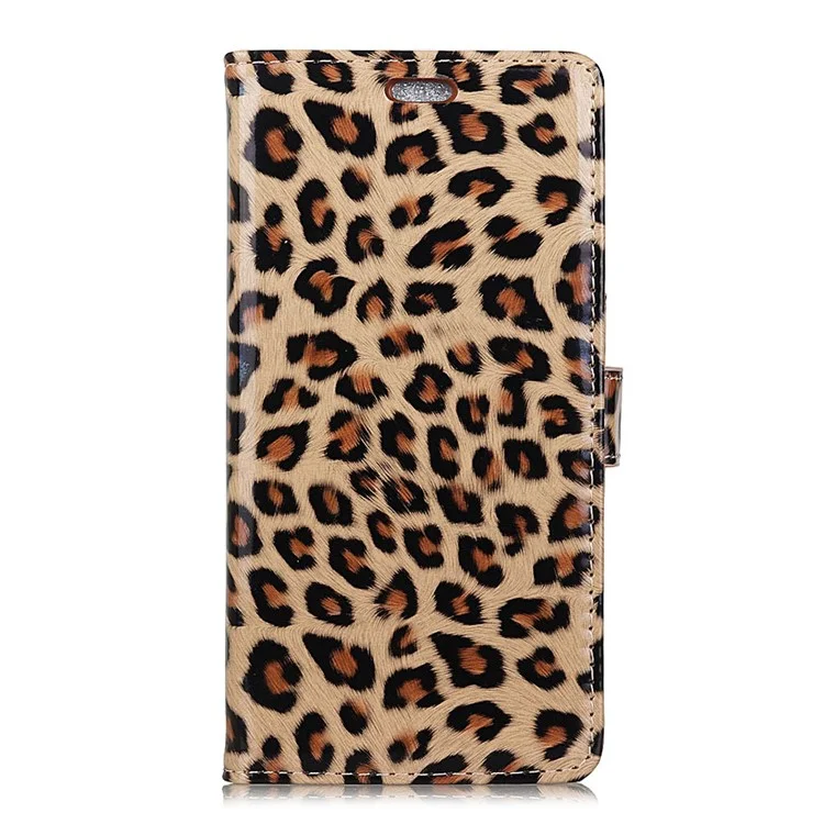 Leopard Texture Stand Wallet Leather Case for LG X Power3