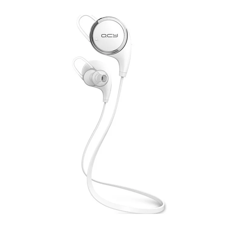 QCY QY8 Sports Wireless Bluetooth 4.1 Strereo Noise Cancelling Headphone - White