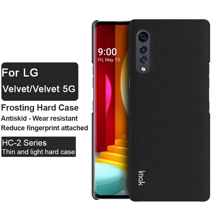 Serie IMAK HC-2 PC Dura PC Matte Surful Surphip Shell Para LG Velvet/Velvet 5G