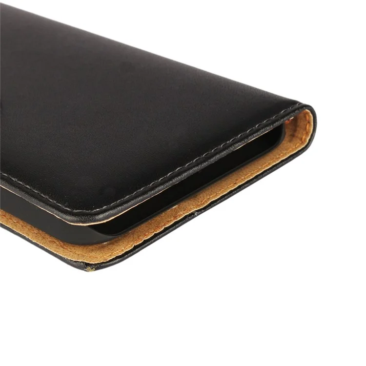 Wallet Genuine Split Leather Stand Case Cover for LG Nexus 5X - Black
