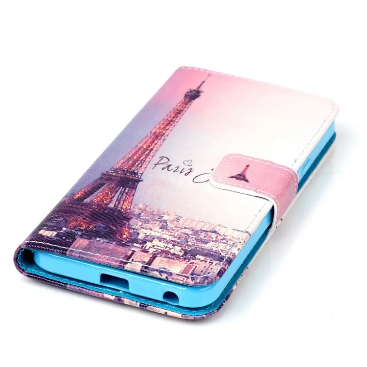 Protective Wallet Leather Shell for LG Nexus 5X - Paris Eiffel Tower