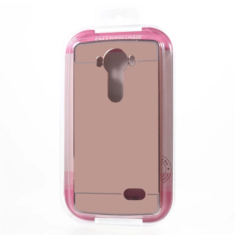 Sliding Metal Frame Plastic Shell for LG V10 H900 H901 VS990 - Rose Gold