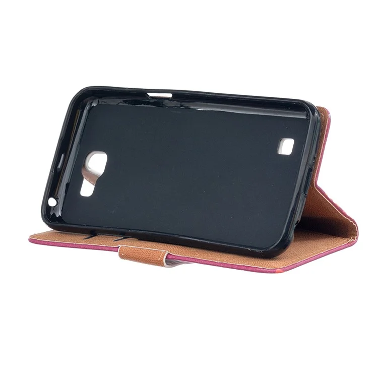 Wallet Leather Stand Case for LG K4 - Classic Style Pattern
