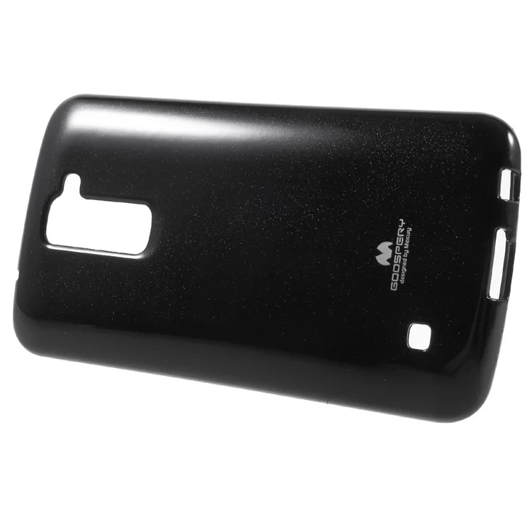 MERCURY GOOSPERY Glitter Powder TPU Gel Case for LG K10 - Black