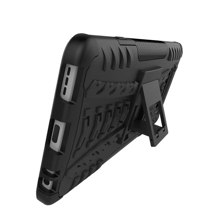 Hybrid PC + TPU Case Dual Guard with Kickstand for LG V20 - Black