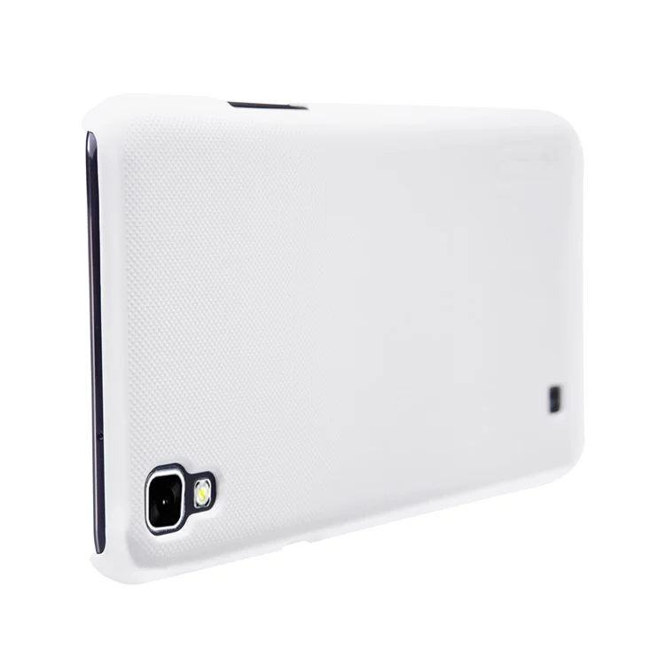 NILLKIN Super Frosted Shield Hard Cover for LG X Power K220 + Screen Protector Film - White