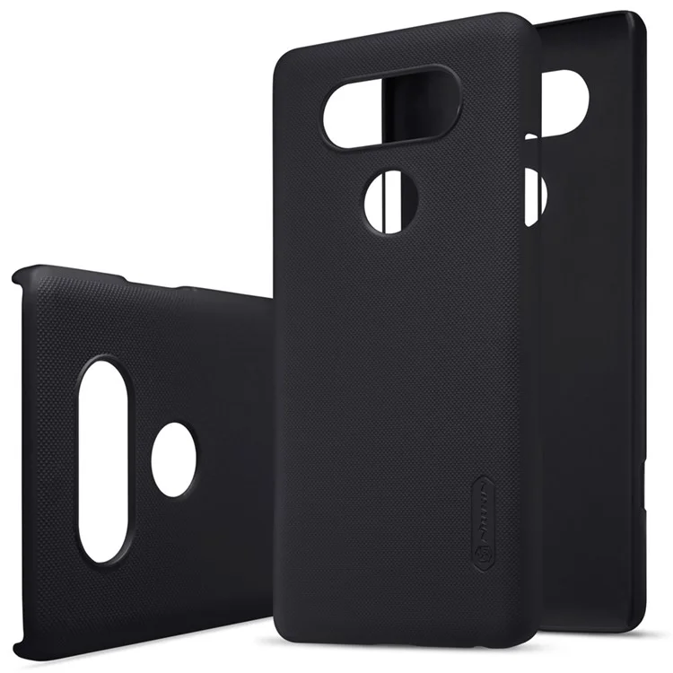 NILLKIN Super Frosted Shield PC Phone Case for LG V20 + Screen Film - Black