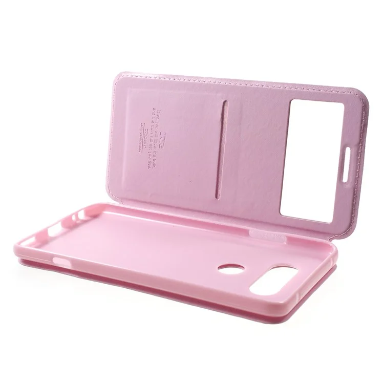 ROAR KOREA Noble Leather View Magnetic Flip Case for LG V20 - Pink