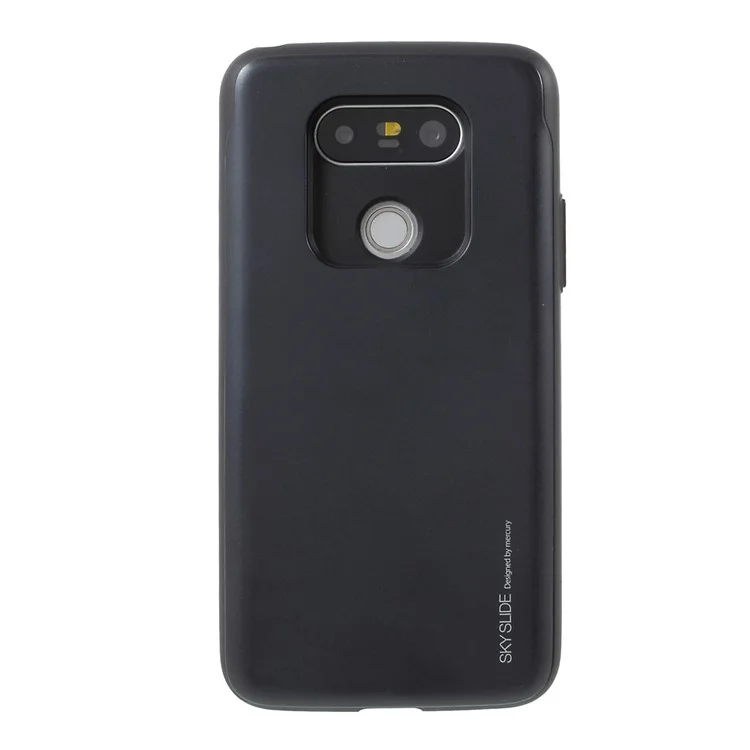 MERCURY GOOSPERY Sky Sliding Hybrid Card Holder Phone Case for LG G5/G5 SE (TPU + PC) - Black